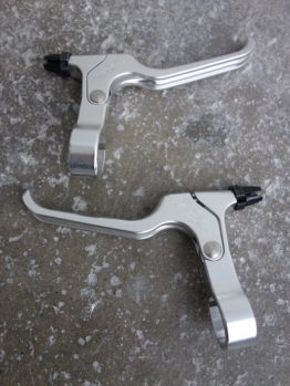 Real Designs RBL 900 cantilever brake levers in silver