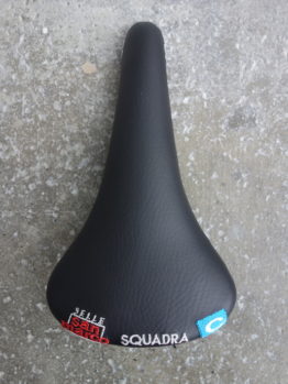 New in the box leather topped Selle San Marco Squadra HDP racing bike saddle