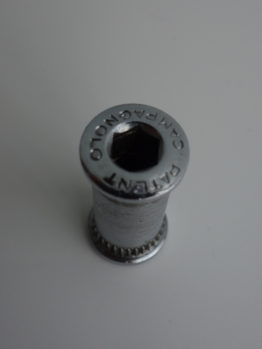 Campagnolo branded over-sized seat bolt for aluminium road frames