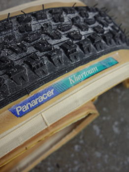 New old stock Panaracer Khartoum mixed terrain 700c folding skinwall tyres from the 1980s