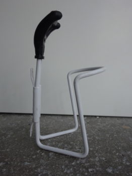 New old stock T.A France 417 model bottle cage in white