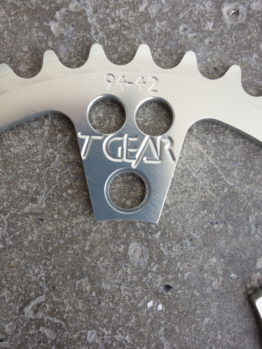 T Gear USA compact triple outer chainring in a choice of sizes