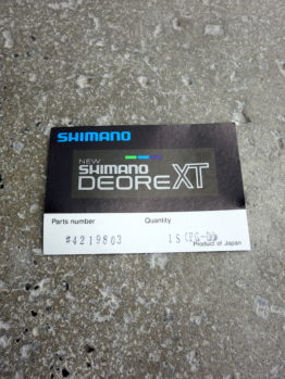 Shimano XT original toe clips for M730 pedals