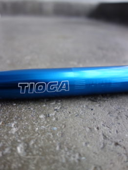 Tioga blue flat bar for MTB