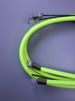 Casiraghi MTB brake cable sets – Neon yellow