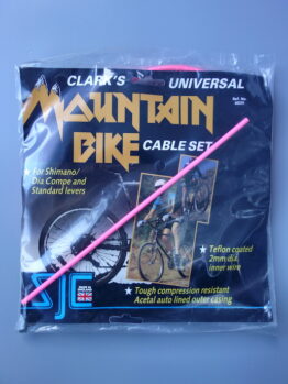 Clark's Universal MTB cable set – Neon pink