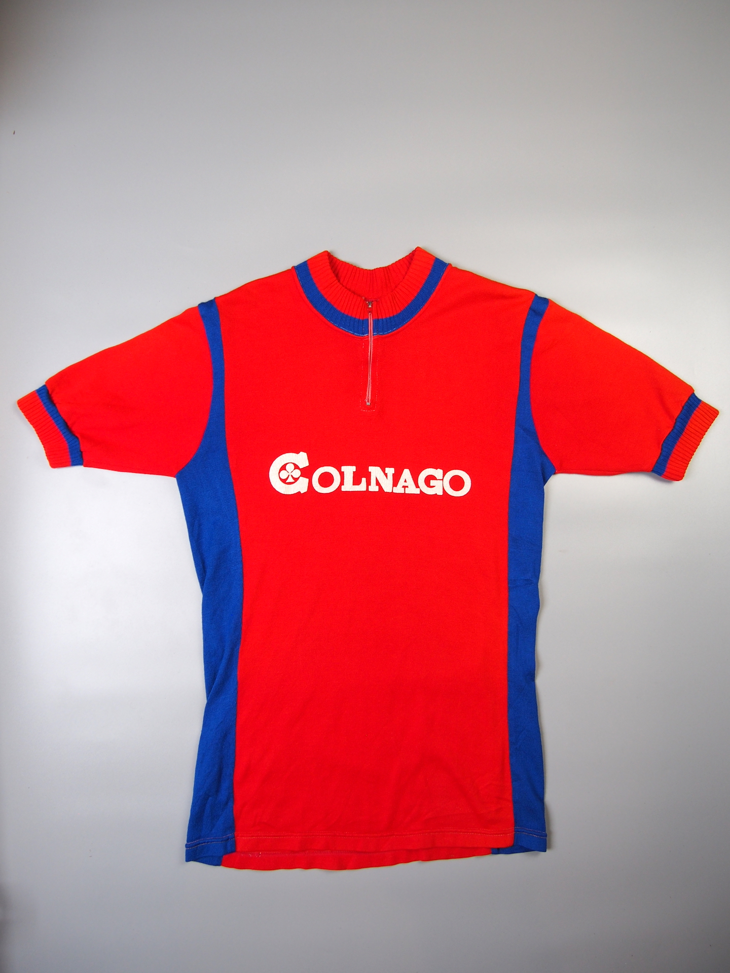 Torralba 'Colnago' Woollen Style Short Sleeved jersey – Red & Blue