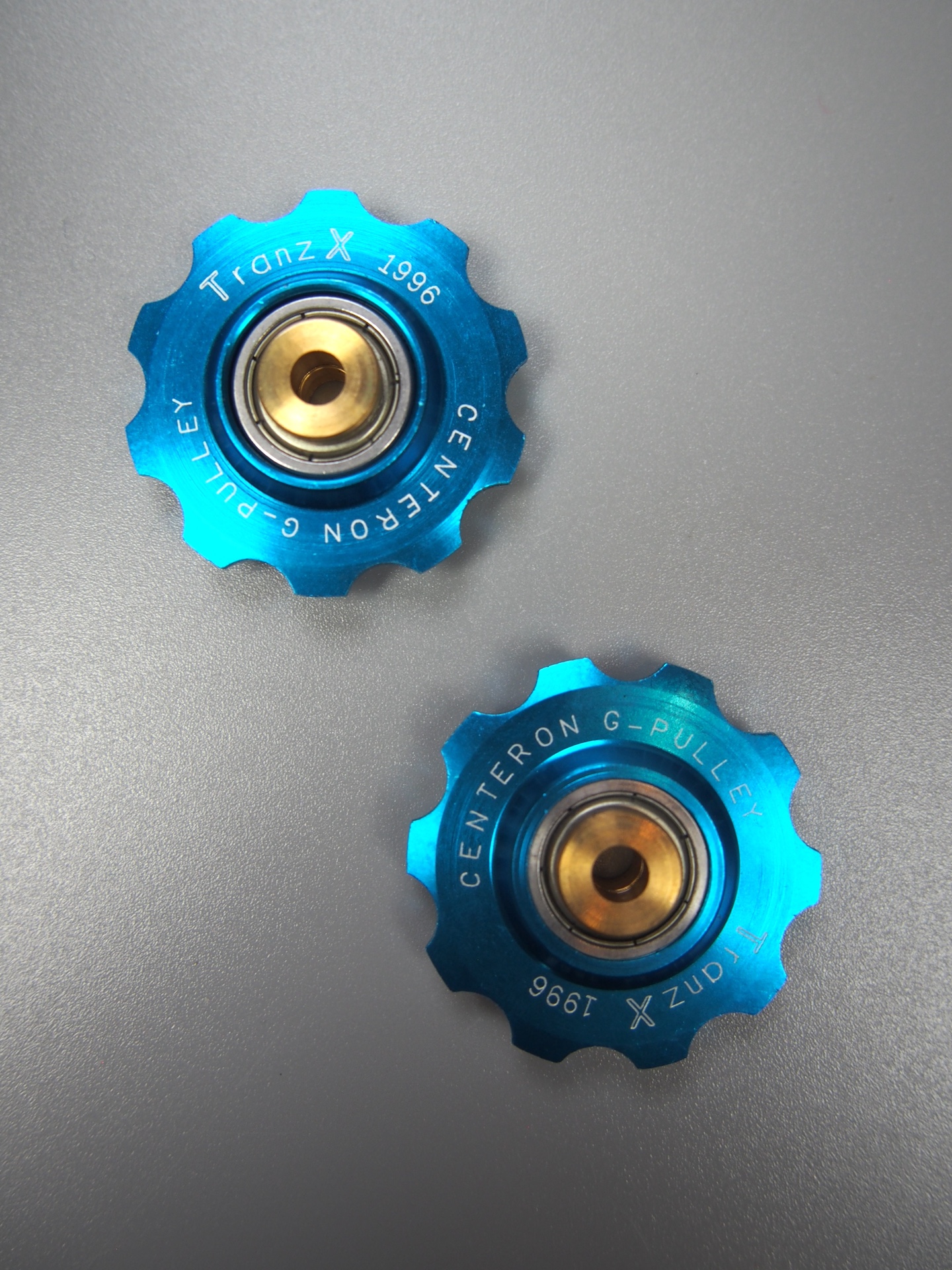 Tranz-X Centeron G-Pulley jockey wheels – Blue