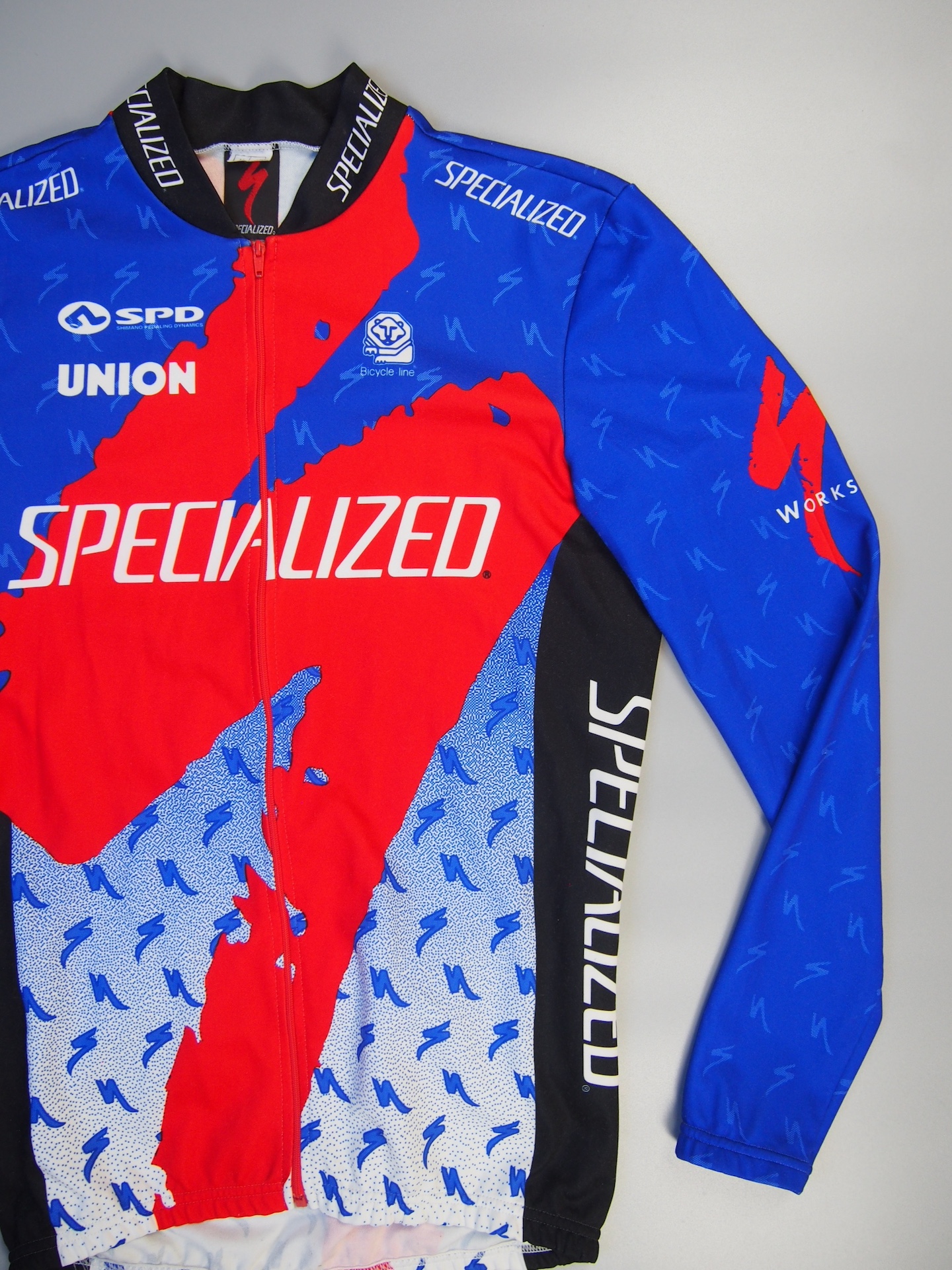 Specialized S-Works long sleeve jersey – Blue, Red, Black & White
