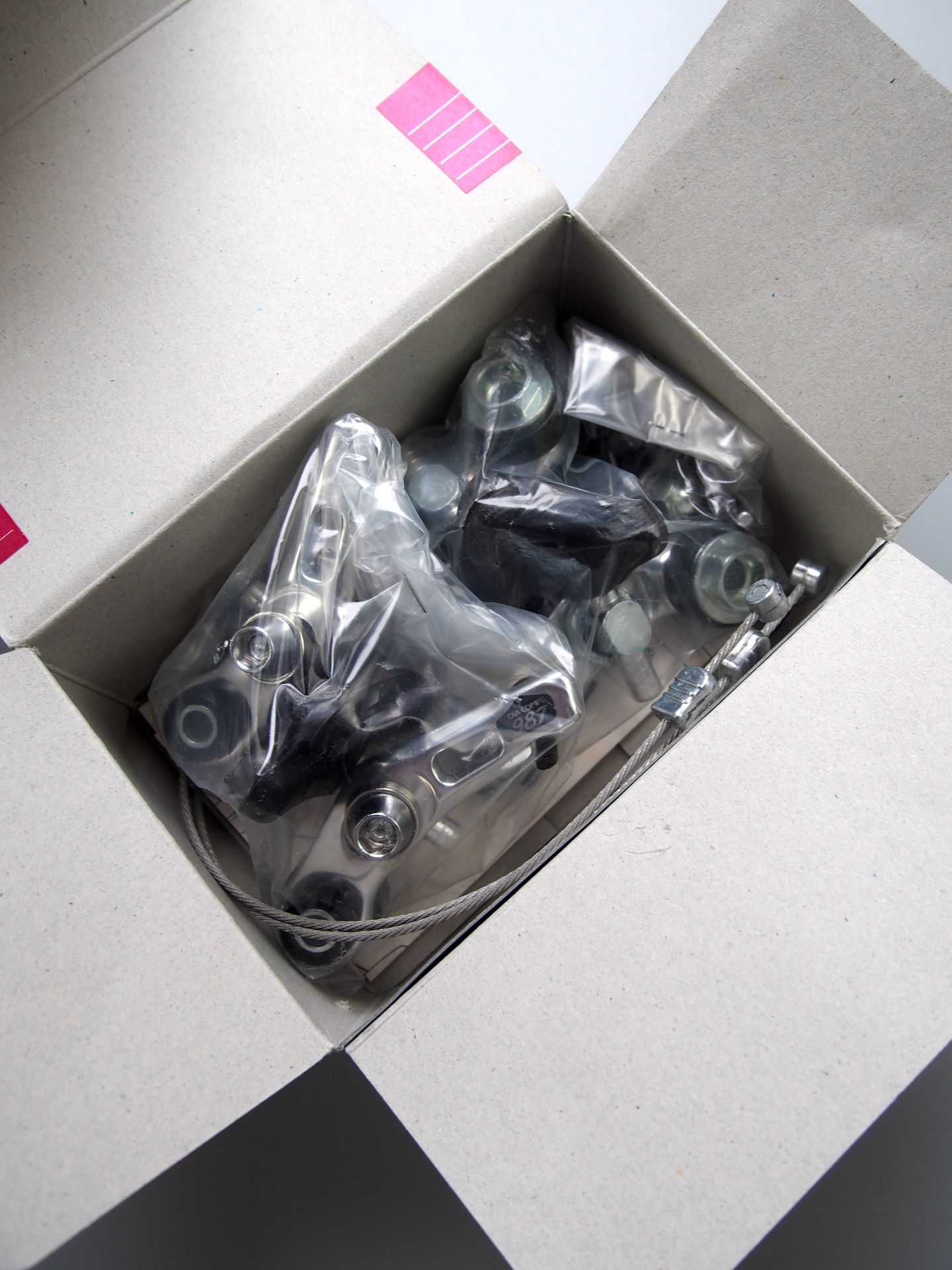 Dia-Compe 987 cantilever brake set – Silver