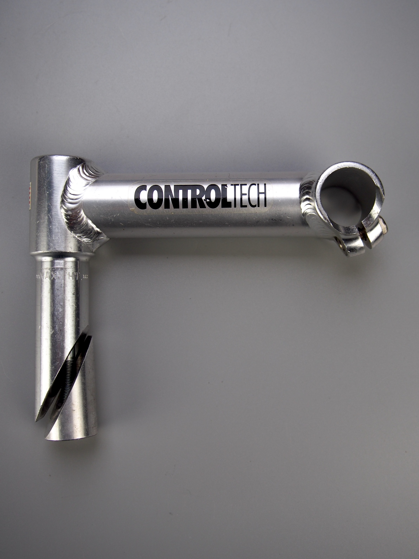 Control Tech quill stem – 1 1/8″ x 135 mm Silver