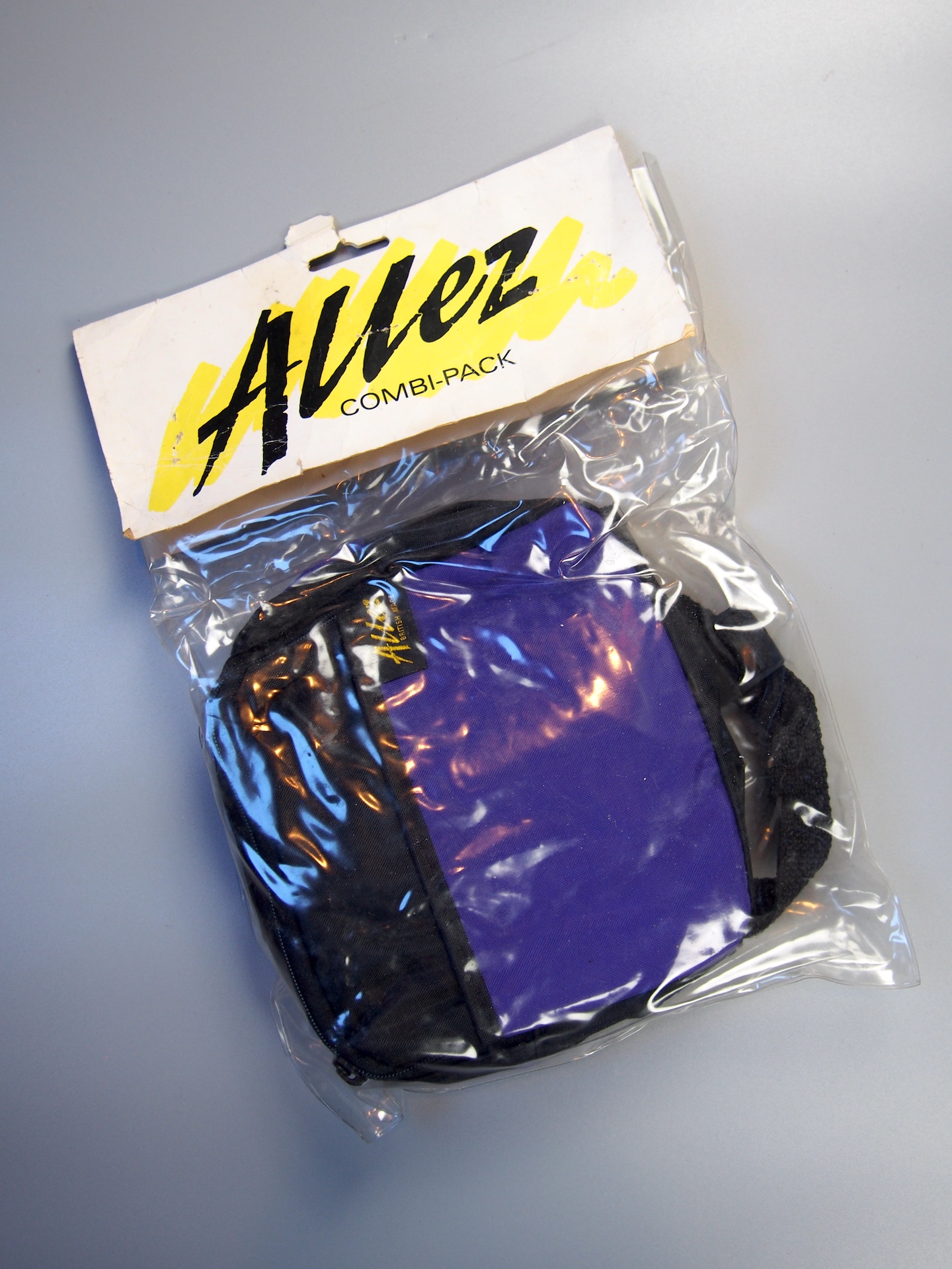 Allez Combi Pack bum bag – Black / Purple