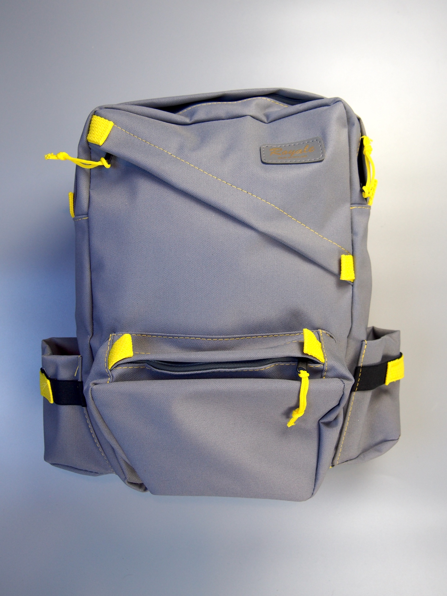 Allez Royale touring de luxe back pack – Grey / Yellow 4 Allez Royale touring de luxe back pack – Grey / Yellow